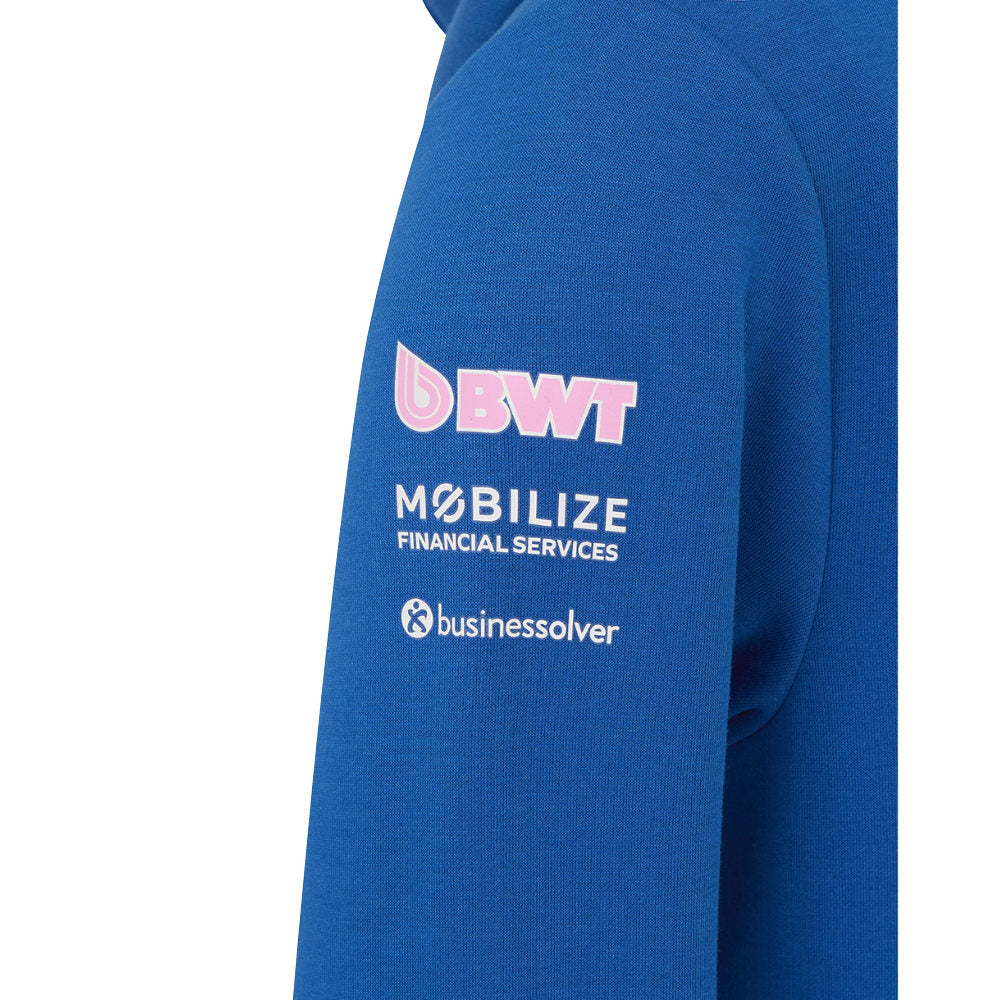 2025 Alpine F1 Pullover Hoodie (Blue) - Kids_1