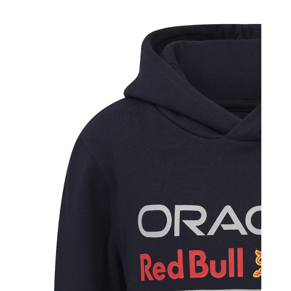 2025 Red Bull Racing Large Front Logo Hoodie (Night Sky) - Kids_1