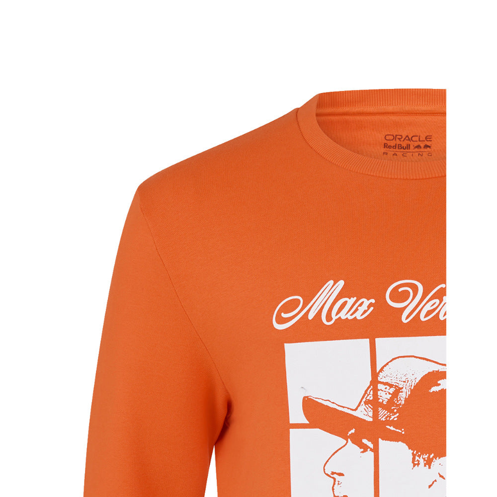 2025 Red Bull Racing Max Verstappen Puzzle Crew Sweat (Exotic Orange)_1