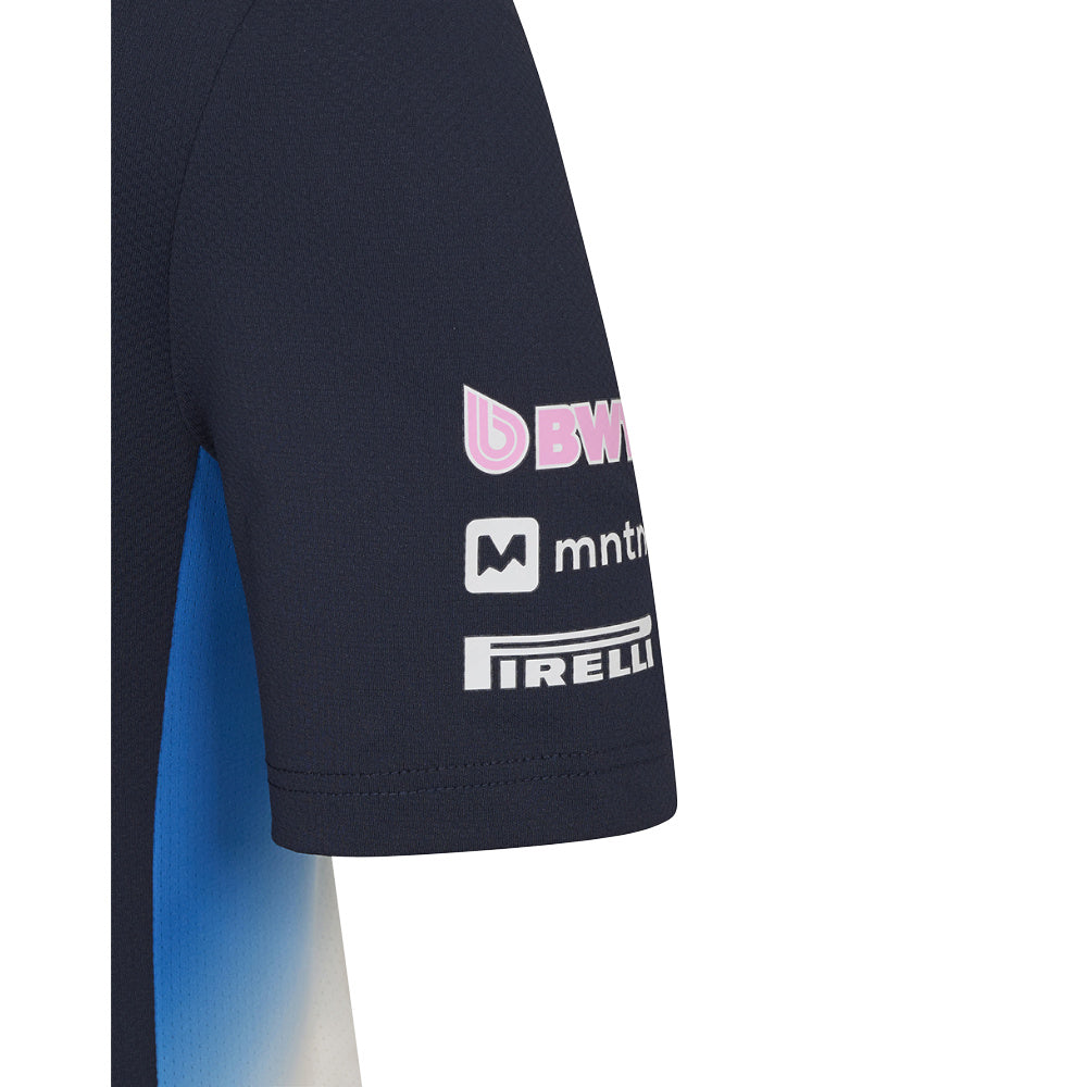 2025 Alpine F1 Set Up T-shirt - Dark Sapphire (Kids)_1