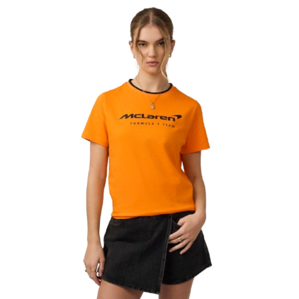 2025 McLaren F1 Core Essentials T-shirt - Autumn Glory (Womens)_0