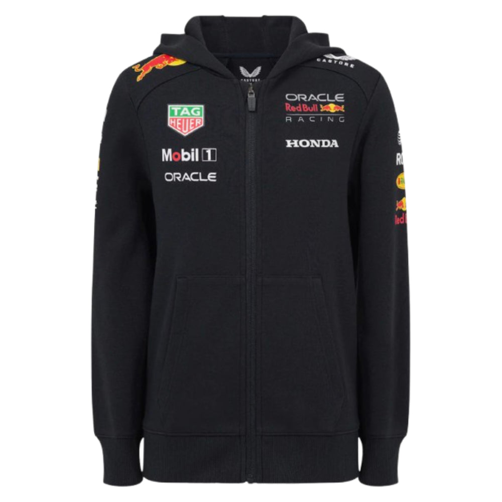 2025-2026 Red Bull Racing Full Zip Hoodie (Kids) - Night Sky_0