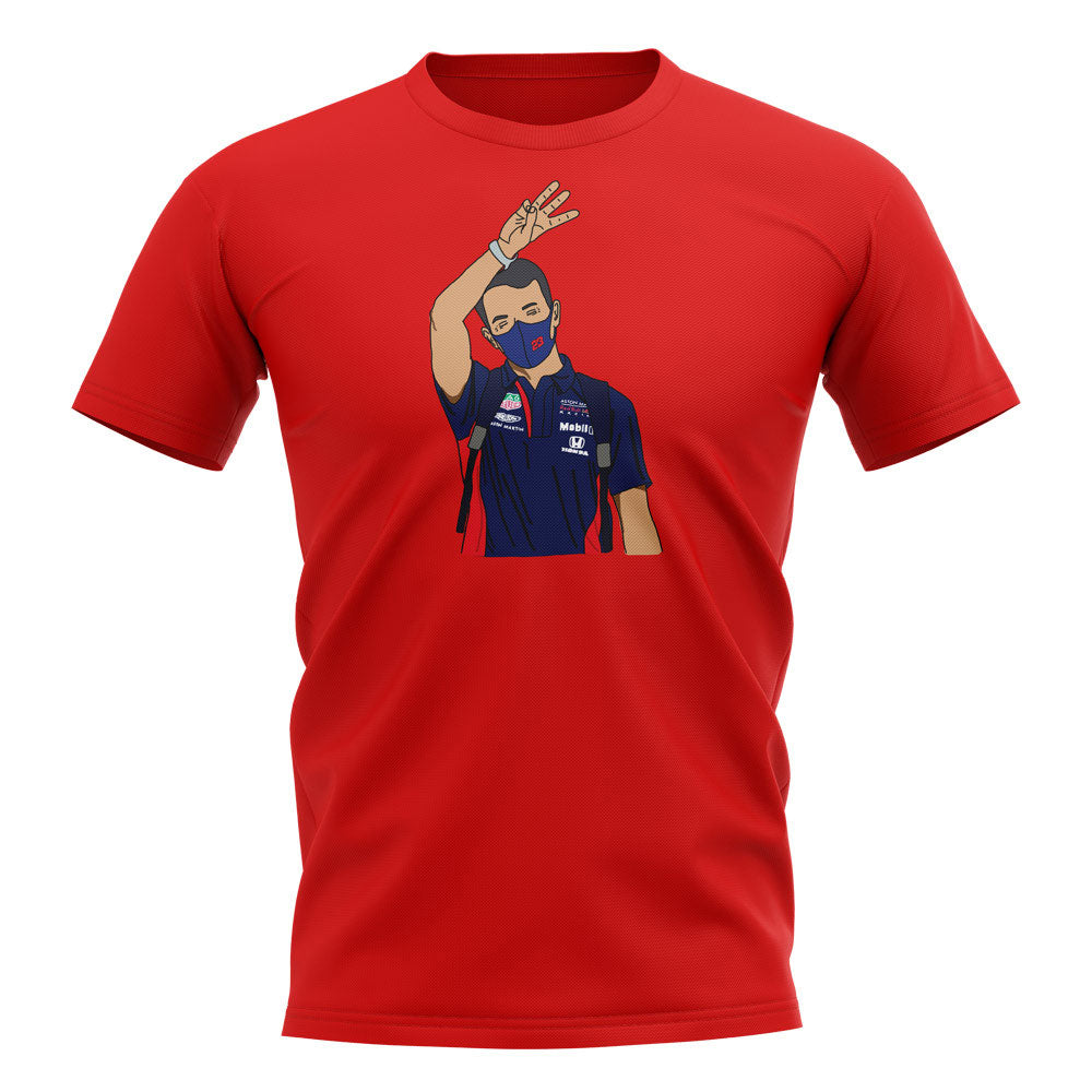 Alexander Albon Paddock T-Shirt (Red)