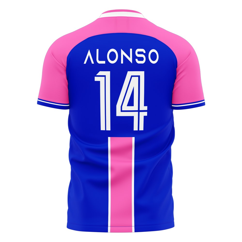 2022 Alonso #14 Stripe Concept Football Shirt