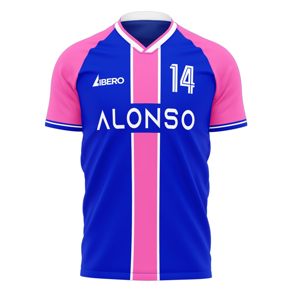 2022 Alonso #14 Stripe Concept Football Shirt