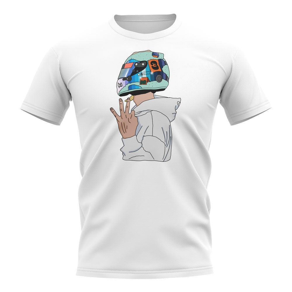 Daniel Ricciardo 2021 Number 3 T-Shirt (White)