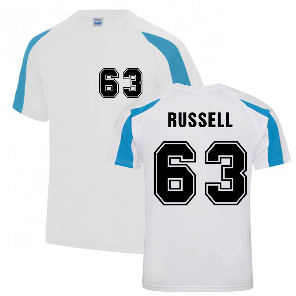 George Russell Performance T-Shirt (White-Sky)