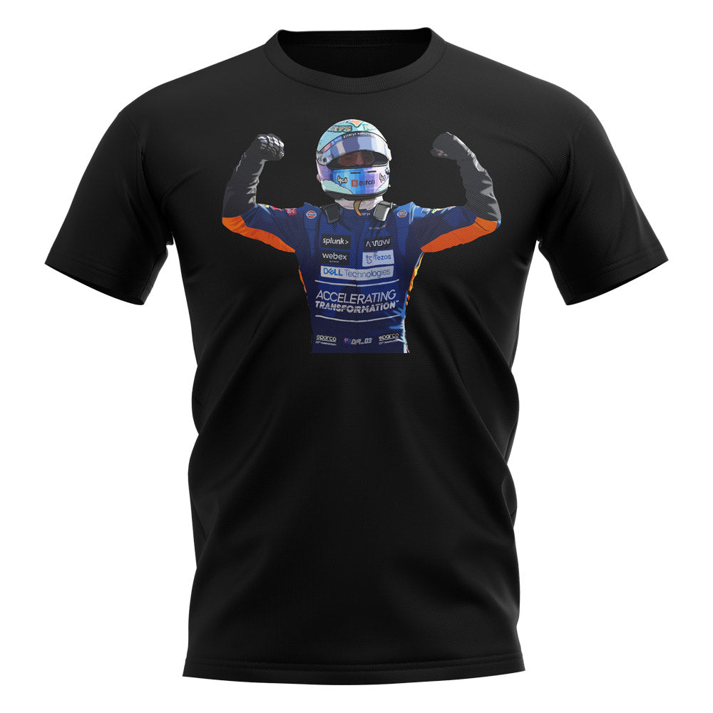 Daniel Ricciardo 2021 Monza Celebration T-Shirt (Black)