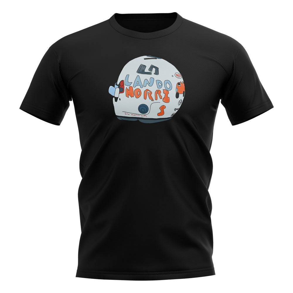 Lando Norris 2020 British GP Helmet T-Shirt (Black)