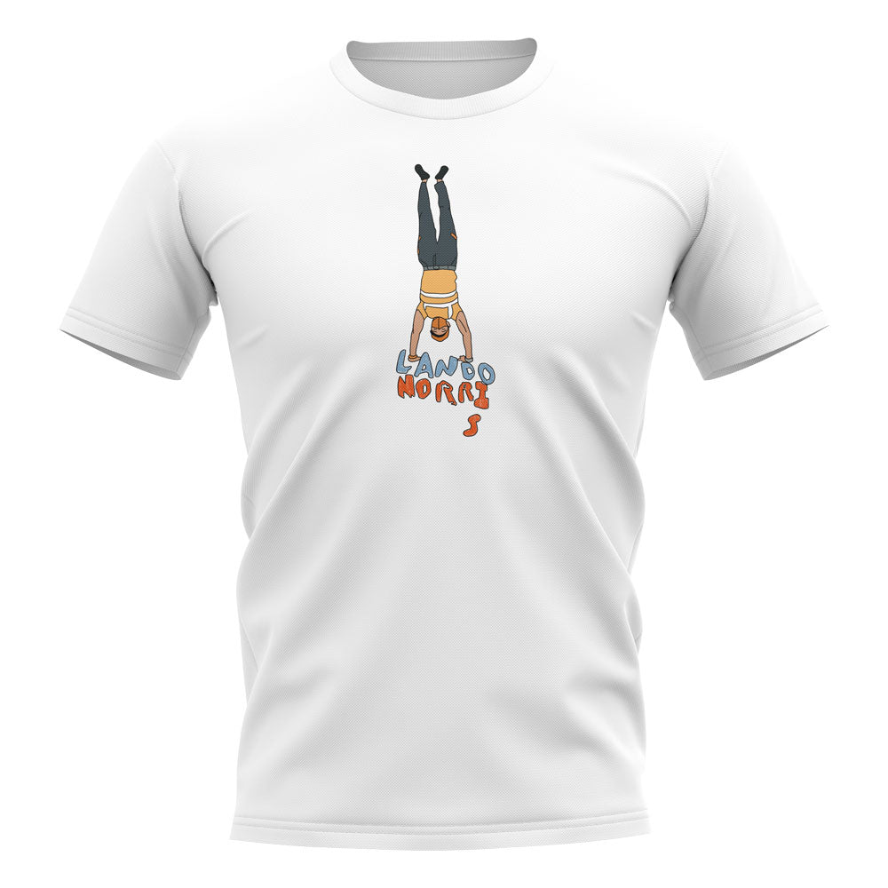 Lando Norris Handstand T-Shirt (White)