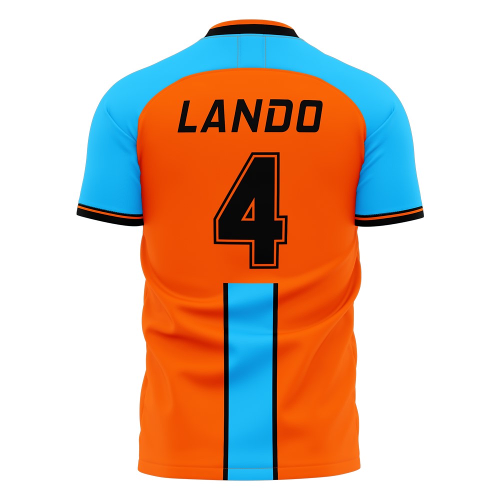 2022 Lando #4 Stripe Concept Football Shirt
