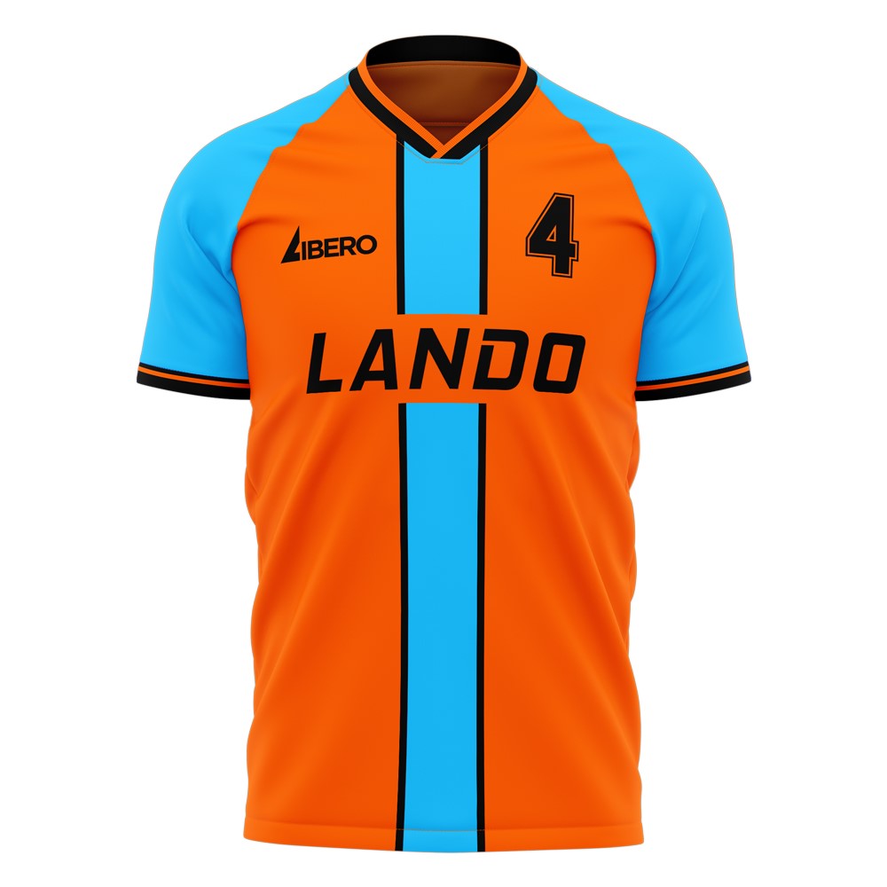 2022 Lando #4 Stripe Concept Football Shirt