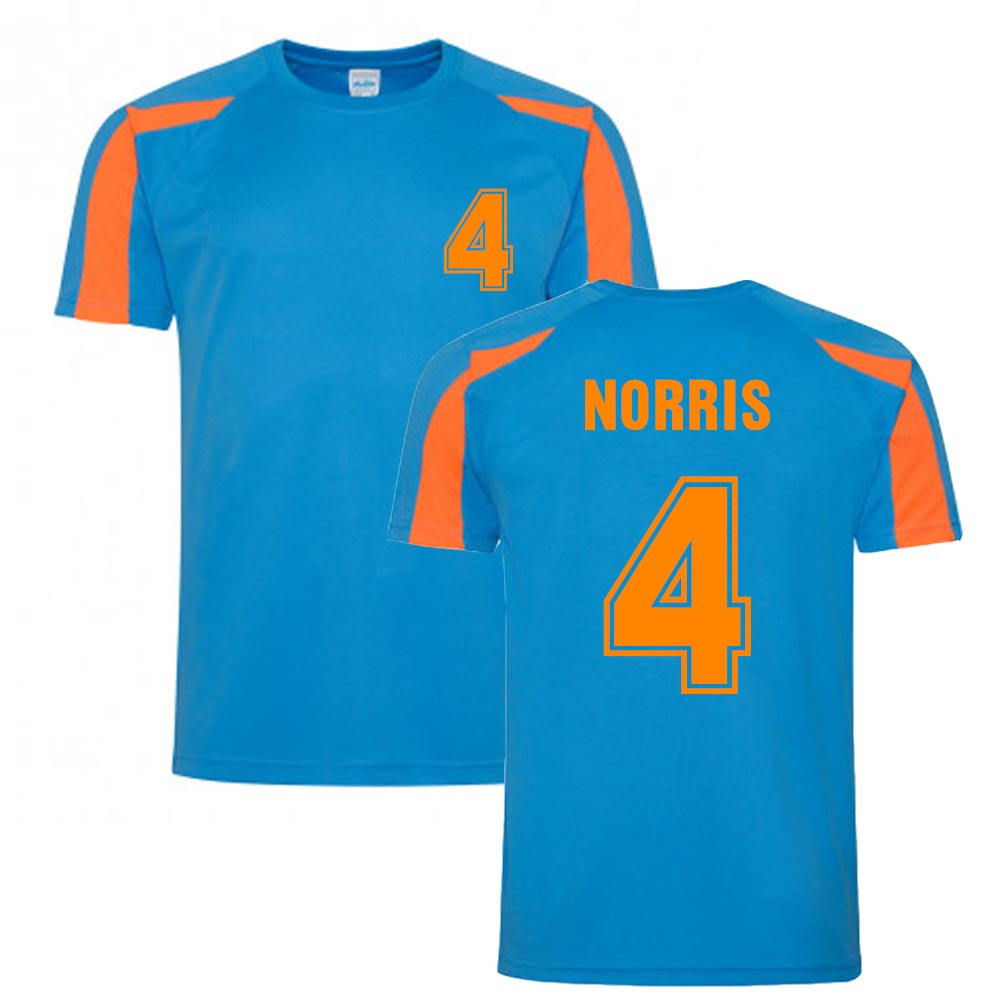 Lando Norris 2021 Performance T-Shirt (Blue-Orange)