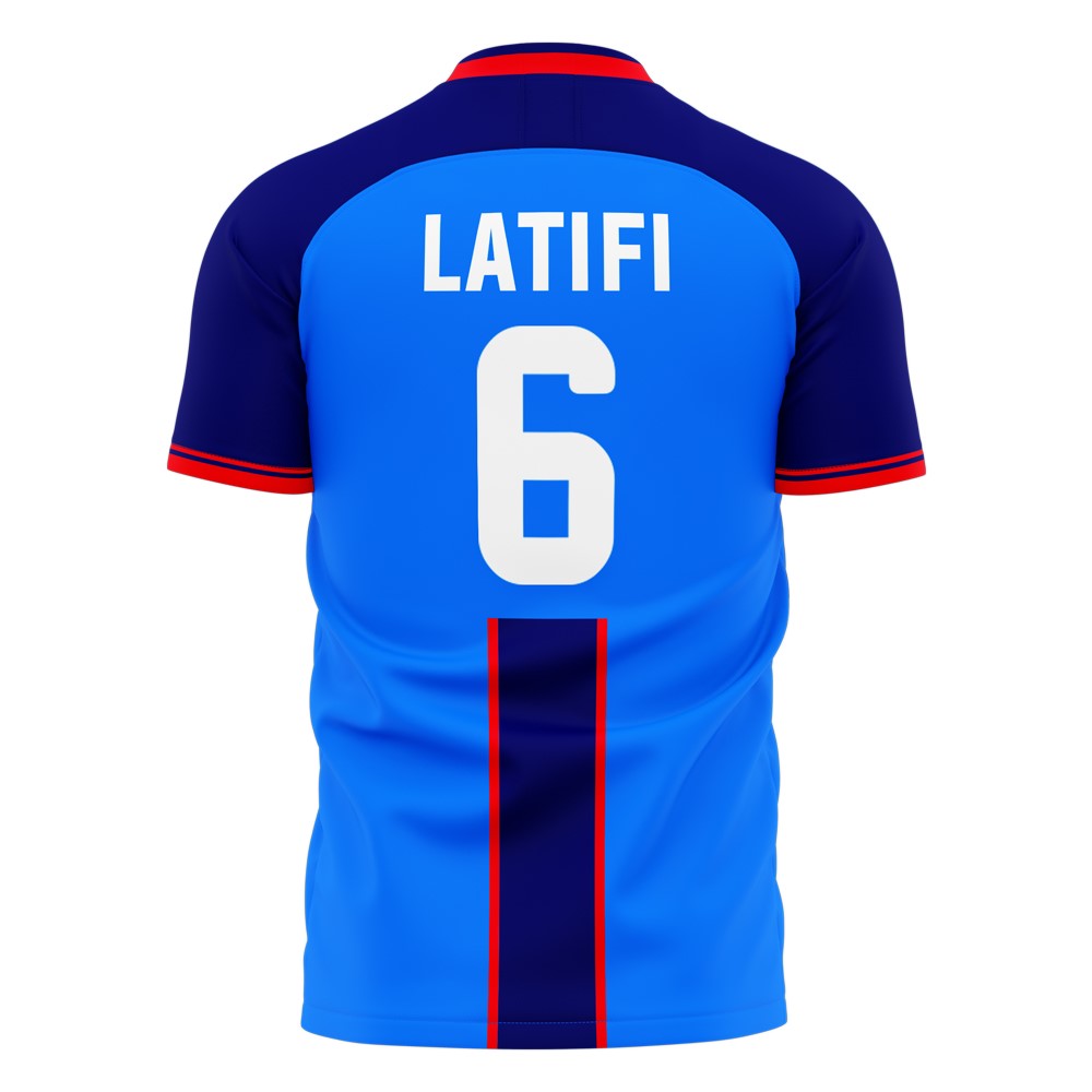 2022 Latifi #6 Stripe Concept Football Shirt
