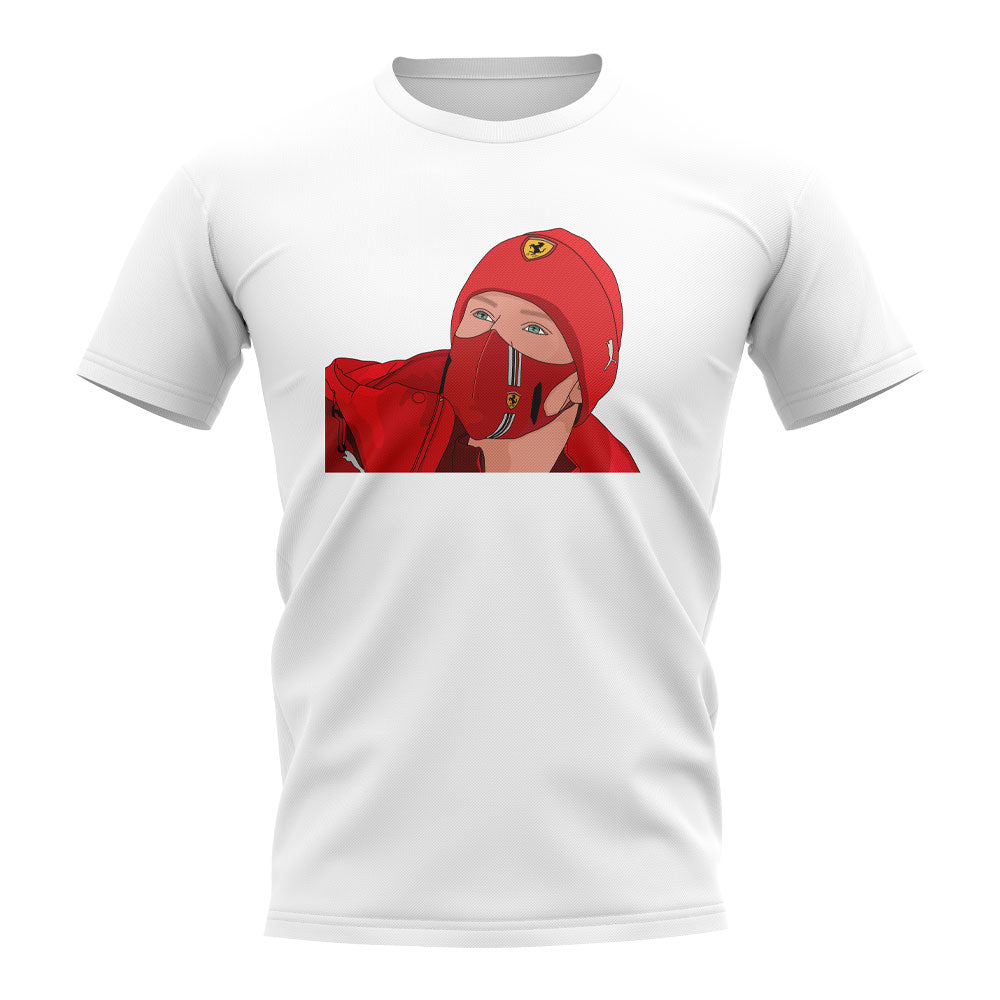 Mick Schumacher Ferrari Test T-Shirt (White)