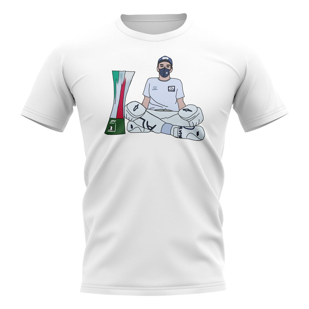 Pierre Gasly Monza Race Winner T-Shirt (White)