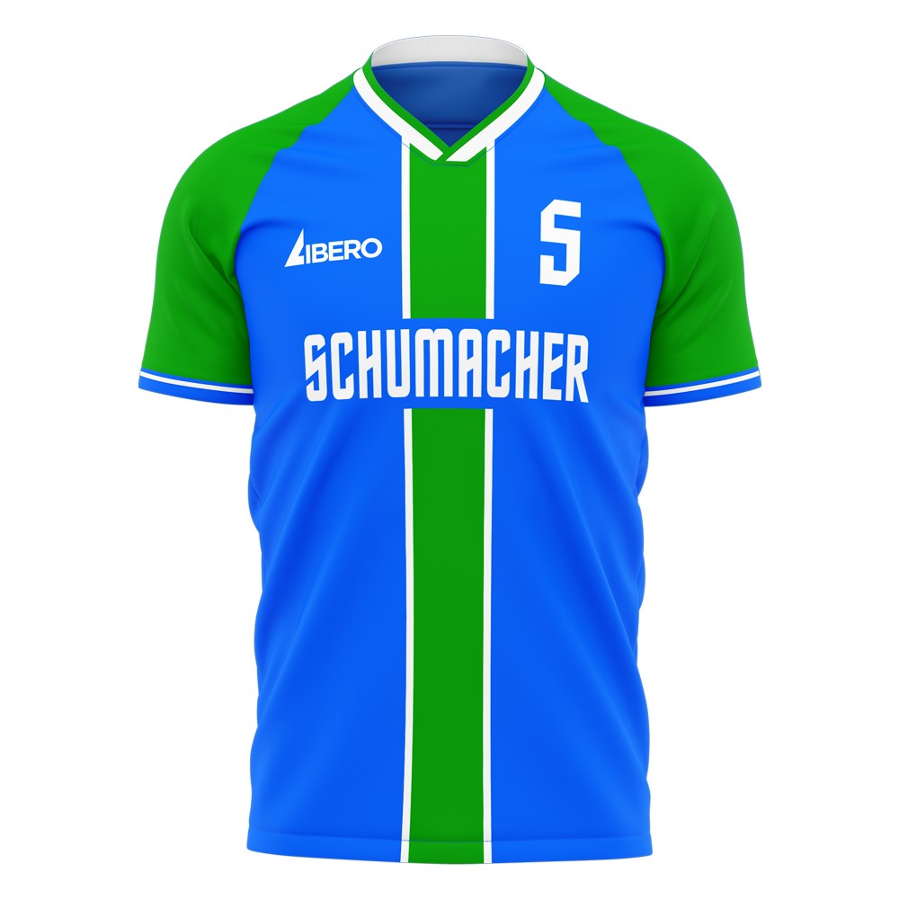 1994 Schumacher #5 Stripe Concept Football Shirt