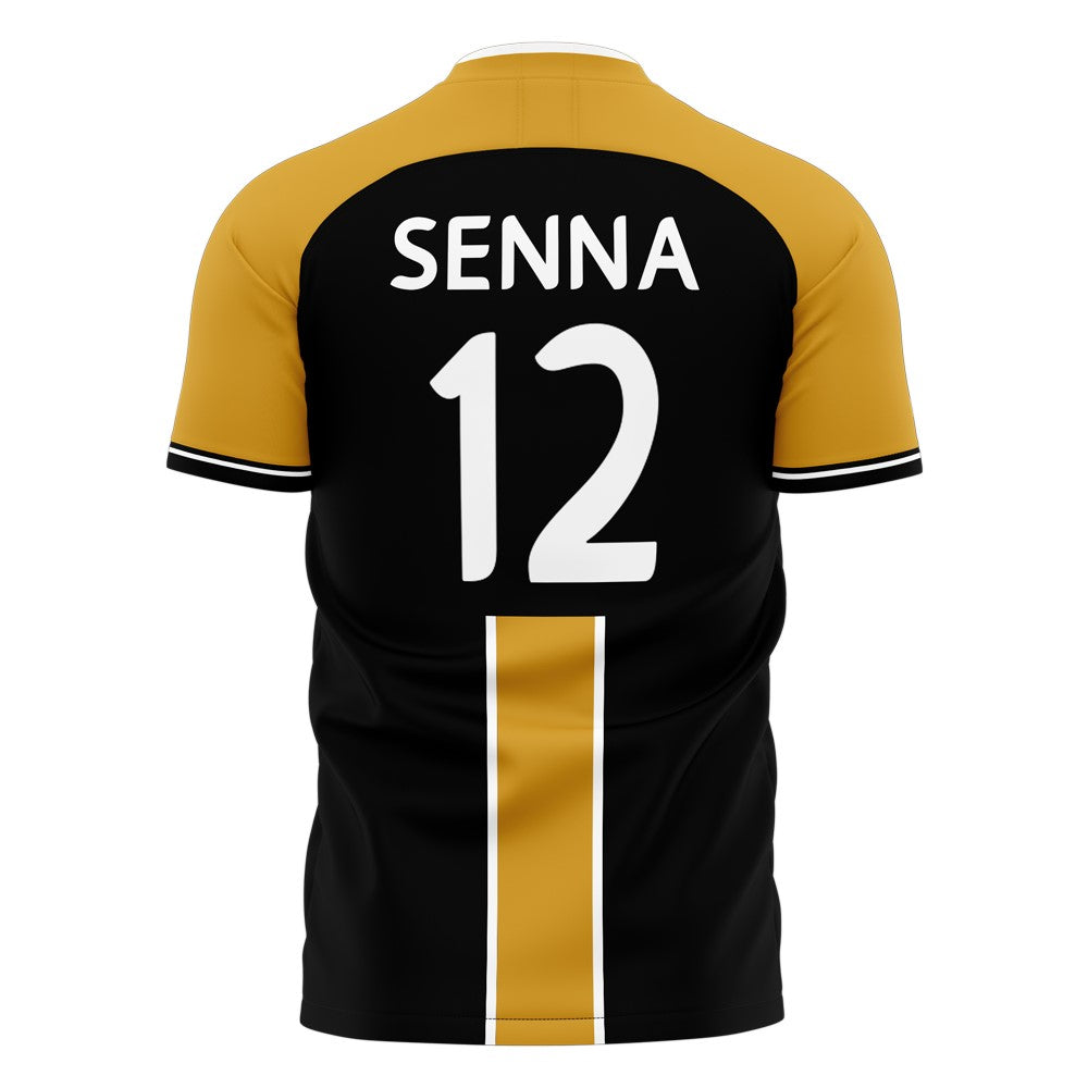 1986 Senna #12 Stripe Concept Football Shirt