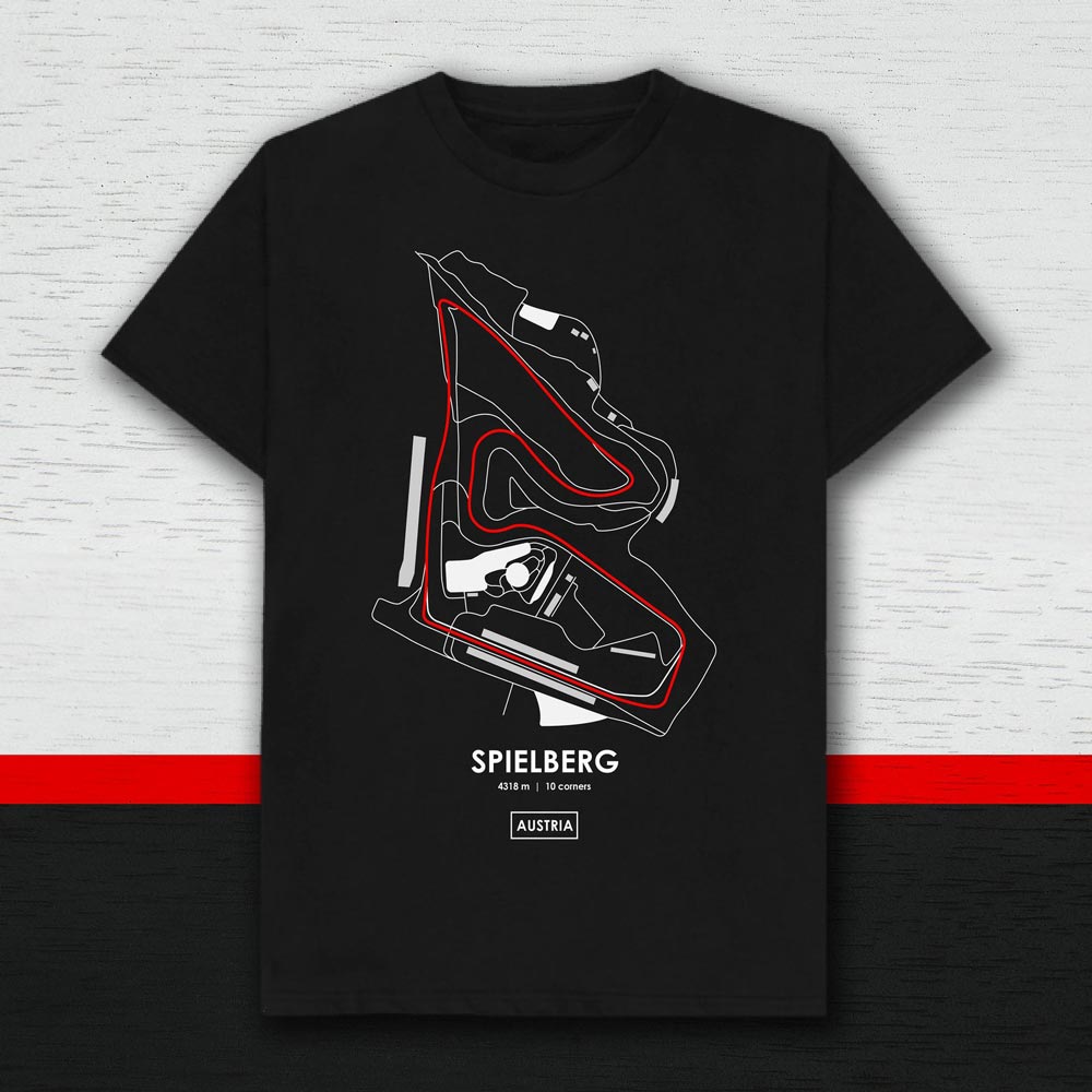 Spielberg Austria Racing Track T-Shirt (Black)