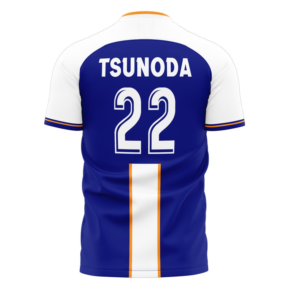 2022 Tsunoda #22 Stripe Concept Football Shirt