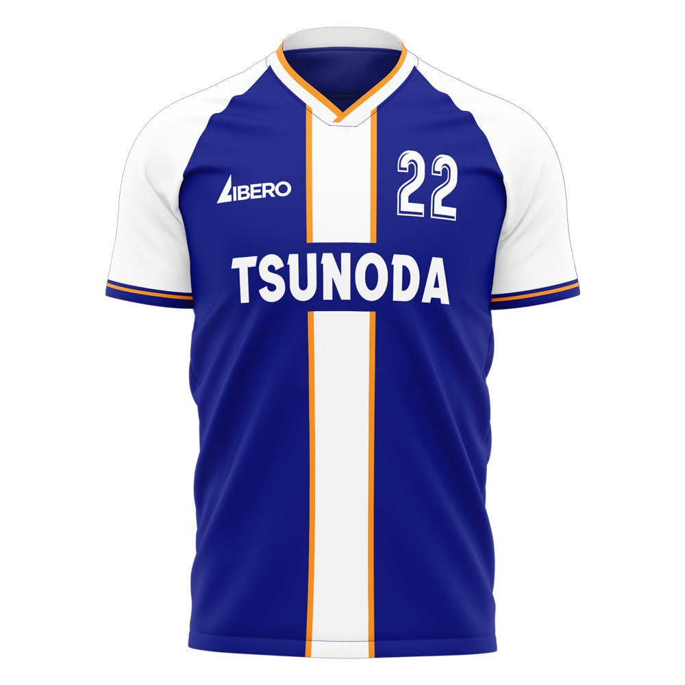 2022 Tsunoda #22 Stripe Concept Football Shirt