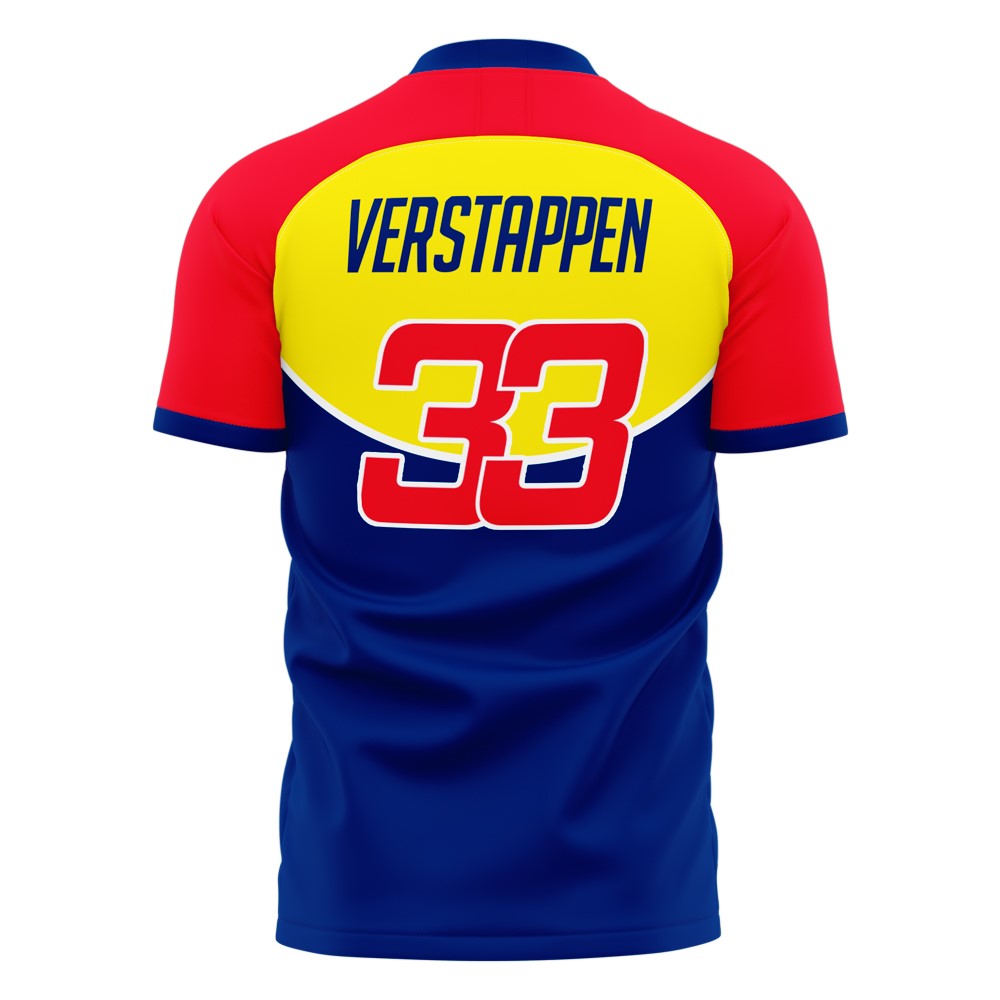 Max Verstappen #33 Team Colours Concept Shirt