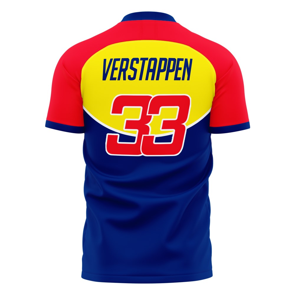 Max Verstappen #33 Team Colours Concept Shirt