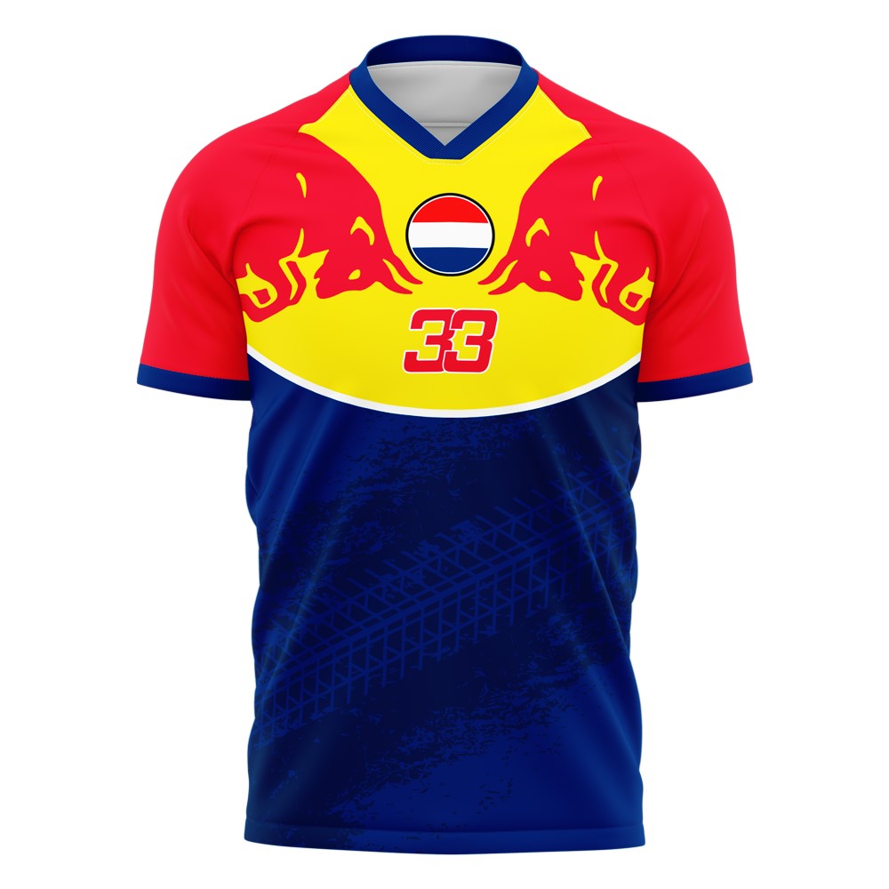 Max Verstappen #33 Team Colours Concept Shirt