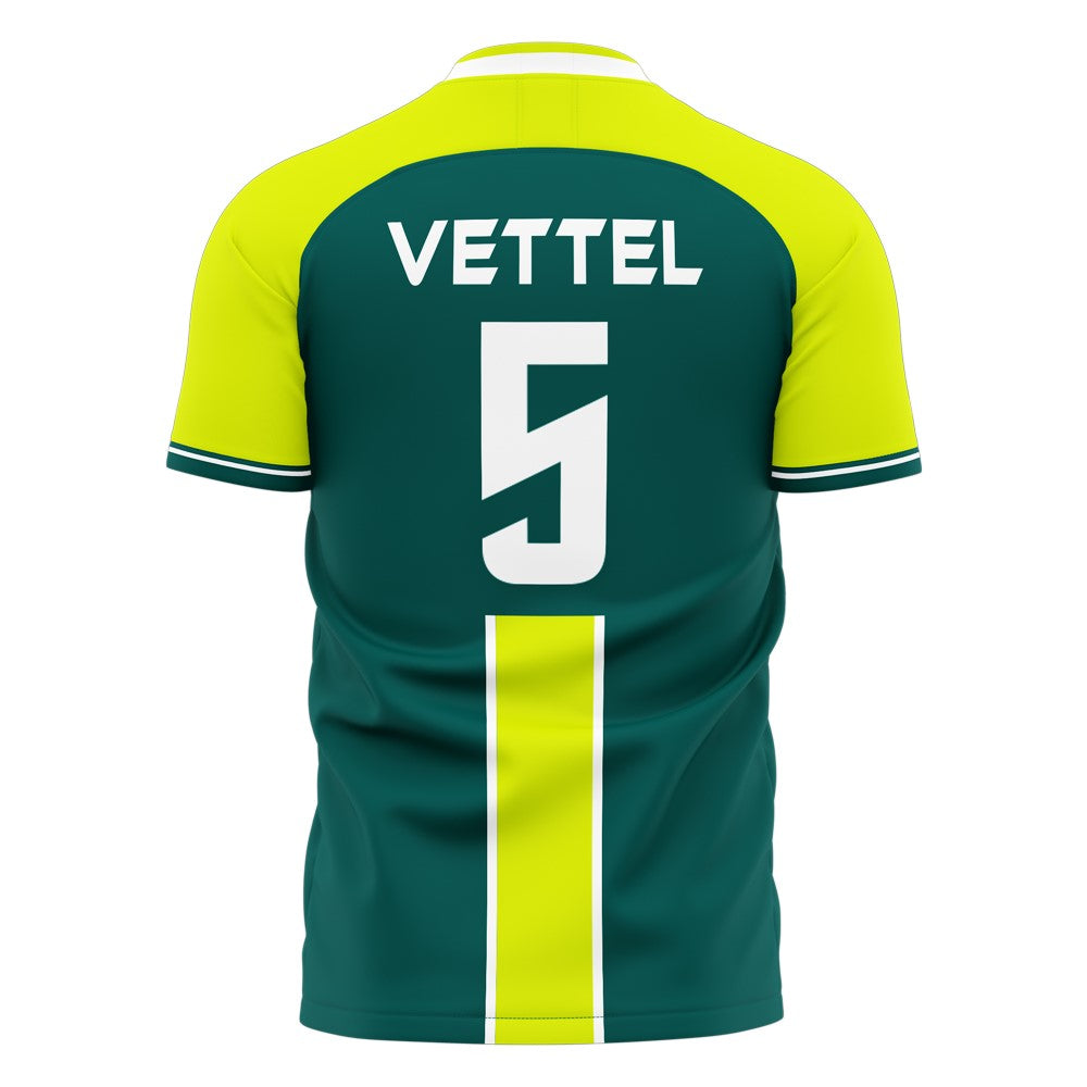 2022 Vettel #5 Stripe Concept Football Shirt