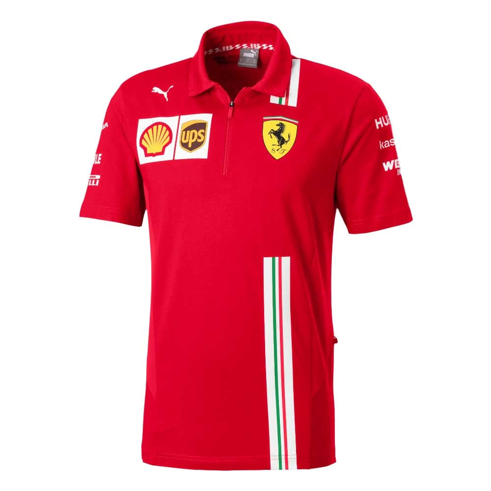 2020 Scuderia Ferarri Team Polo Shirt (Red)_0