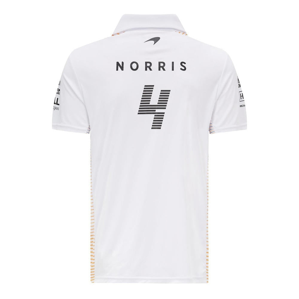 2021 McLaren Lando Norris Polo Shirt (White)_1
