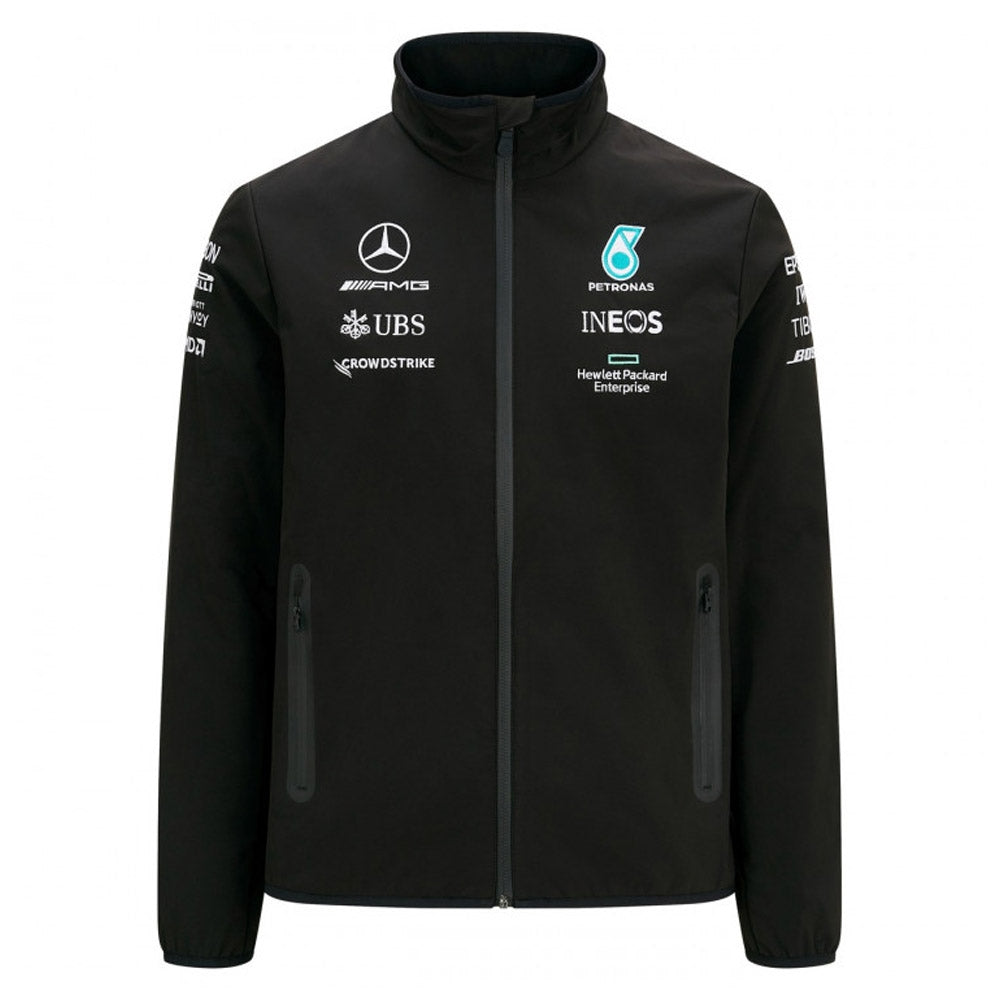 2021 Mercedes Team Softshell Jacket (Black)