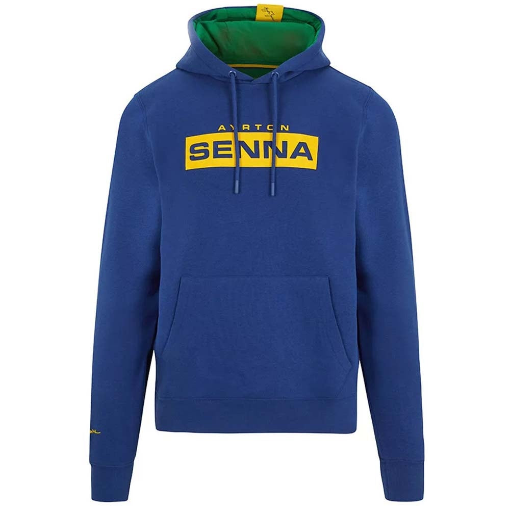 Ayrton Senna FW Logo Hoody (Navy)_0