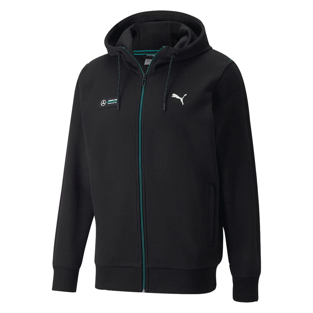 2022 Mercedes MAPF1 Hooded Sweat Jacket (Black)_0