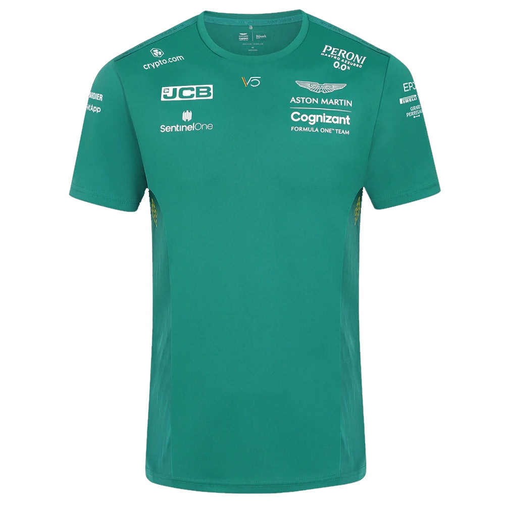 2022 Aston Martin Official Team Driver Tee Vettel (Green)_0