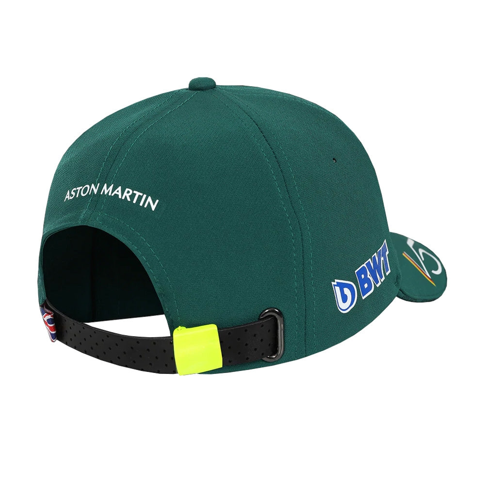 2022 Aston Martin Official Driver Sebastian Vettel Cap (Green)_1