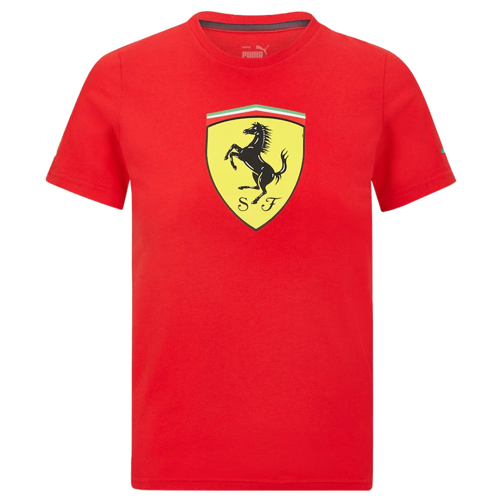 2022 Ferrari Fanwear Large Shield Tee (Red)_0