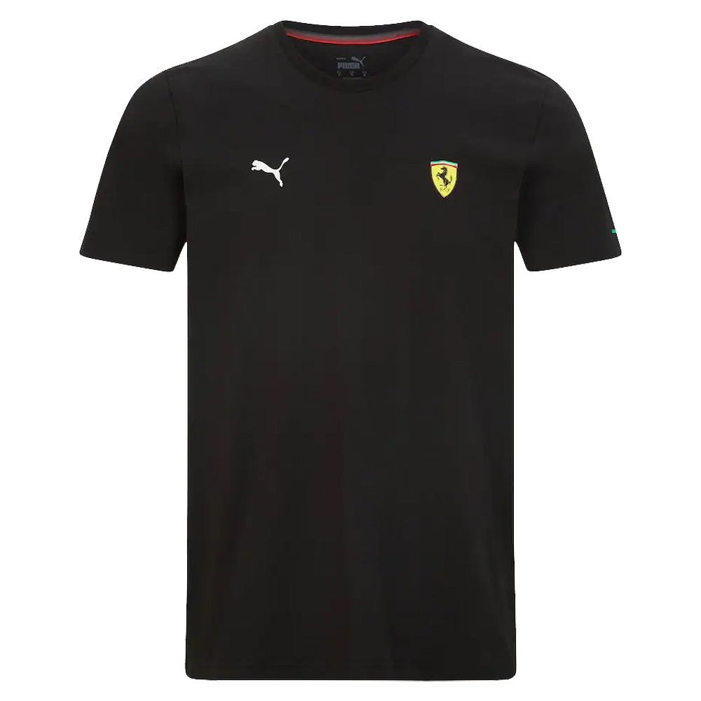 2022 Ferrari Fanwear Small Shield Tee (Black)_0