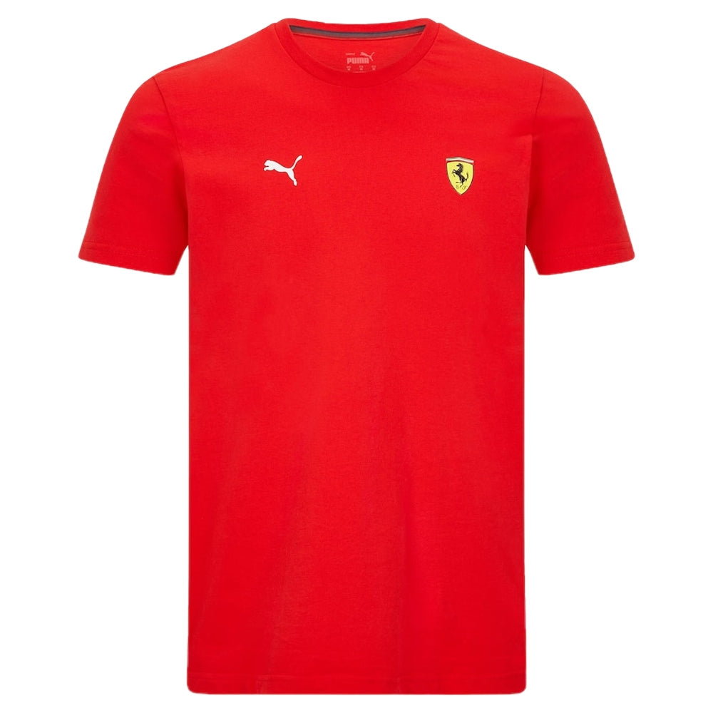 2022 Ferrari Fanwear Small Shield Tee (Red)_0