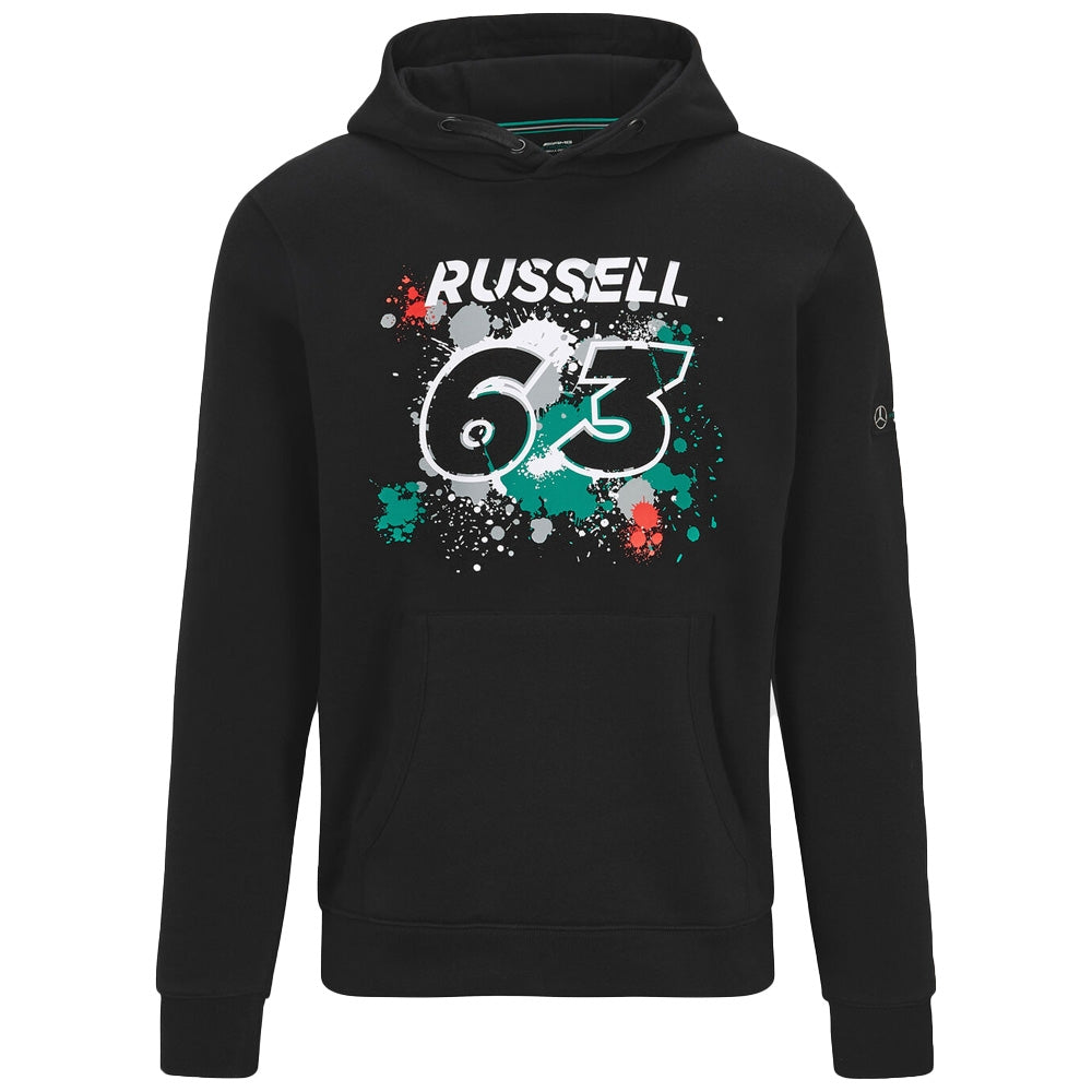 2022 Mercedes George Russell #63 Hoodie (Black)_0