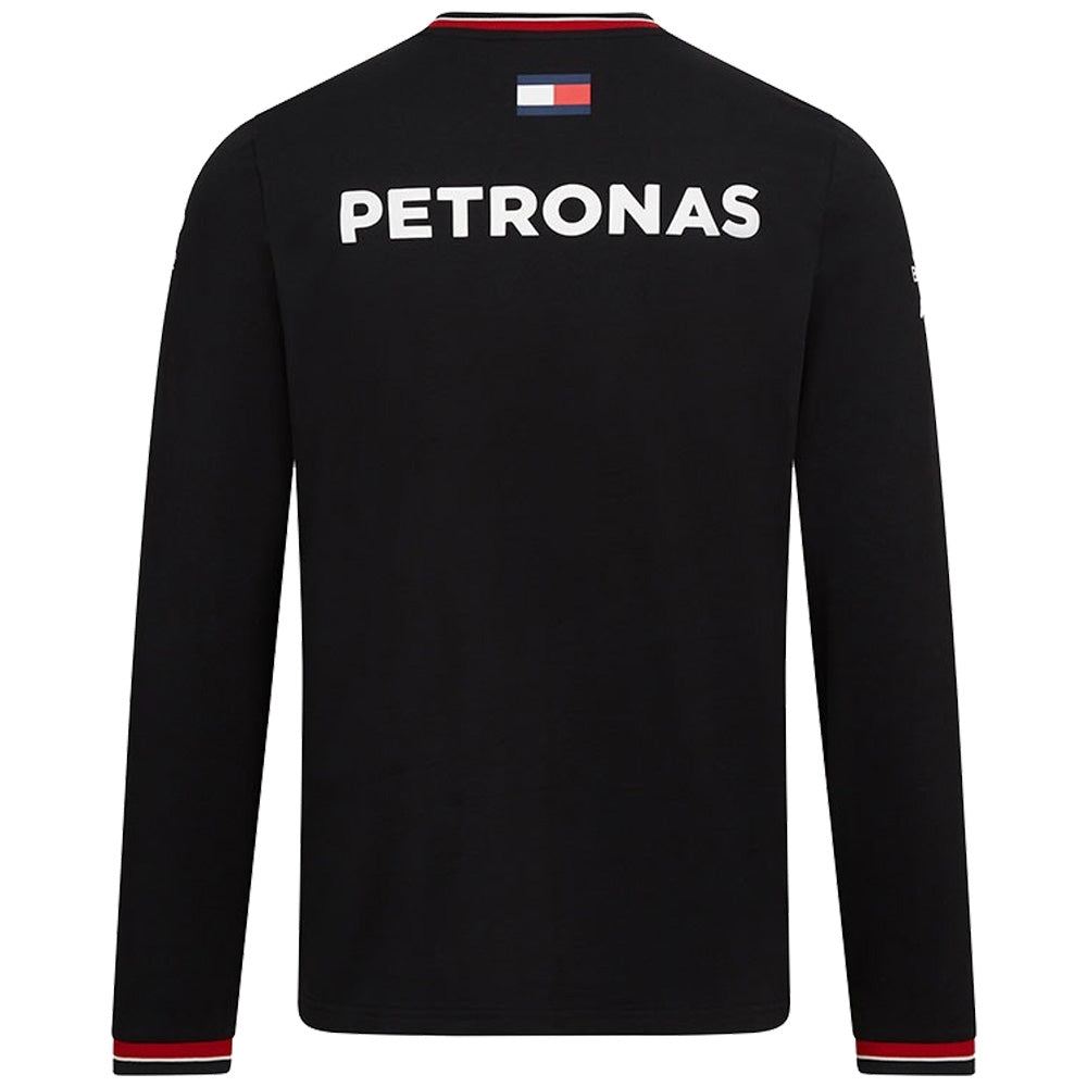 2022 Mercedes Lewis Hamilton LS Driver Tee (Black)_1