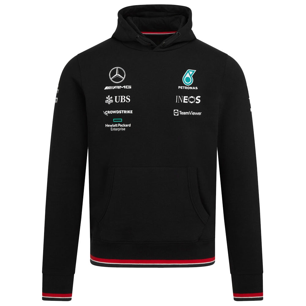 2022 Mercedes Team Hooded Sweat (Black)_0