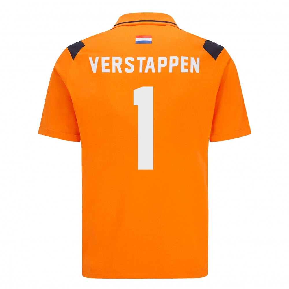 2022 Red Bull Racing Max Verstappen Polo (Orange)_1
