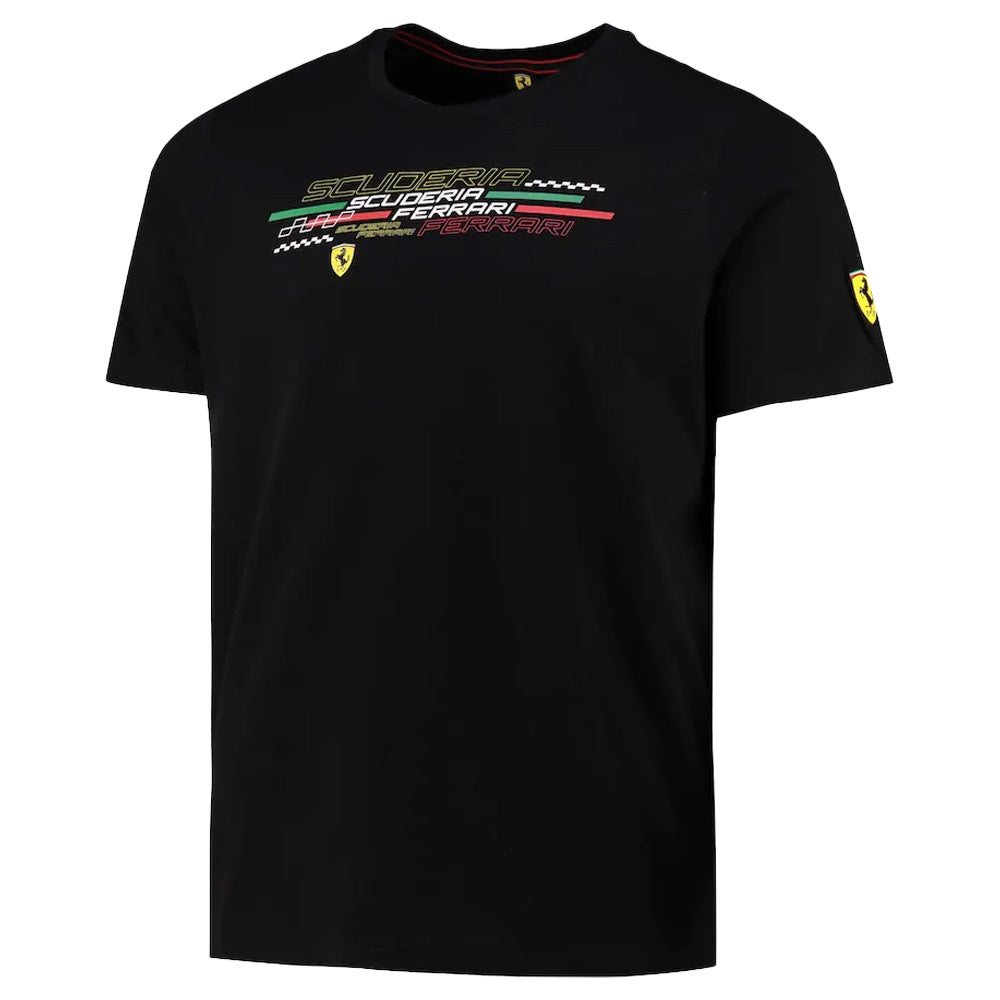 2022 Ferrari Fanwear Graphic Tee (Black)_0