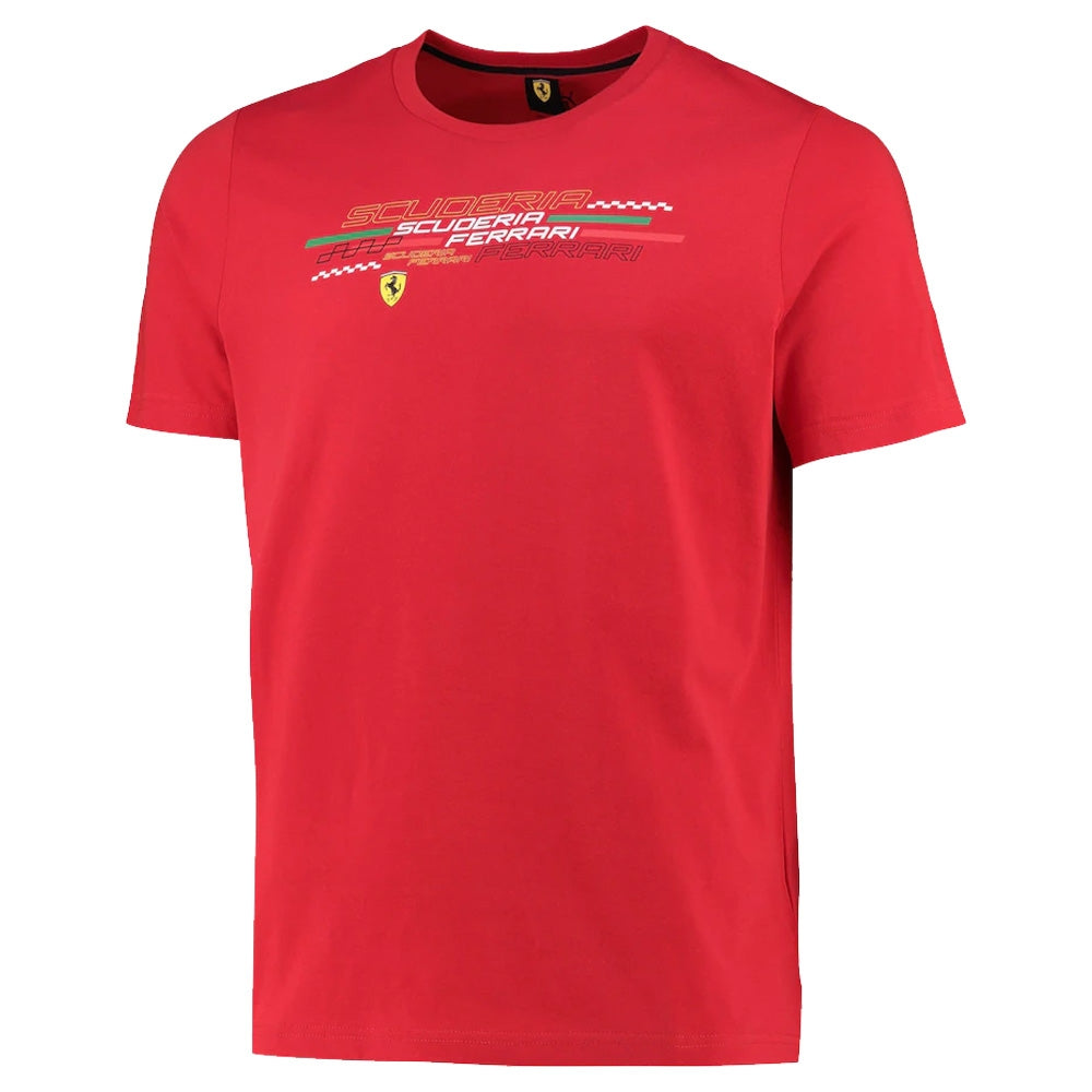 2022 Ferrari Fanwear Graphic Tee (Red)_0