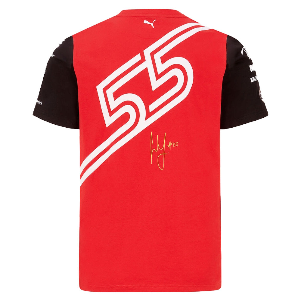 2022 Ferrari Carlos Sainz Replica Tee (Red)_1