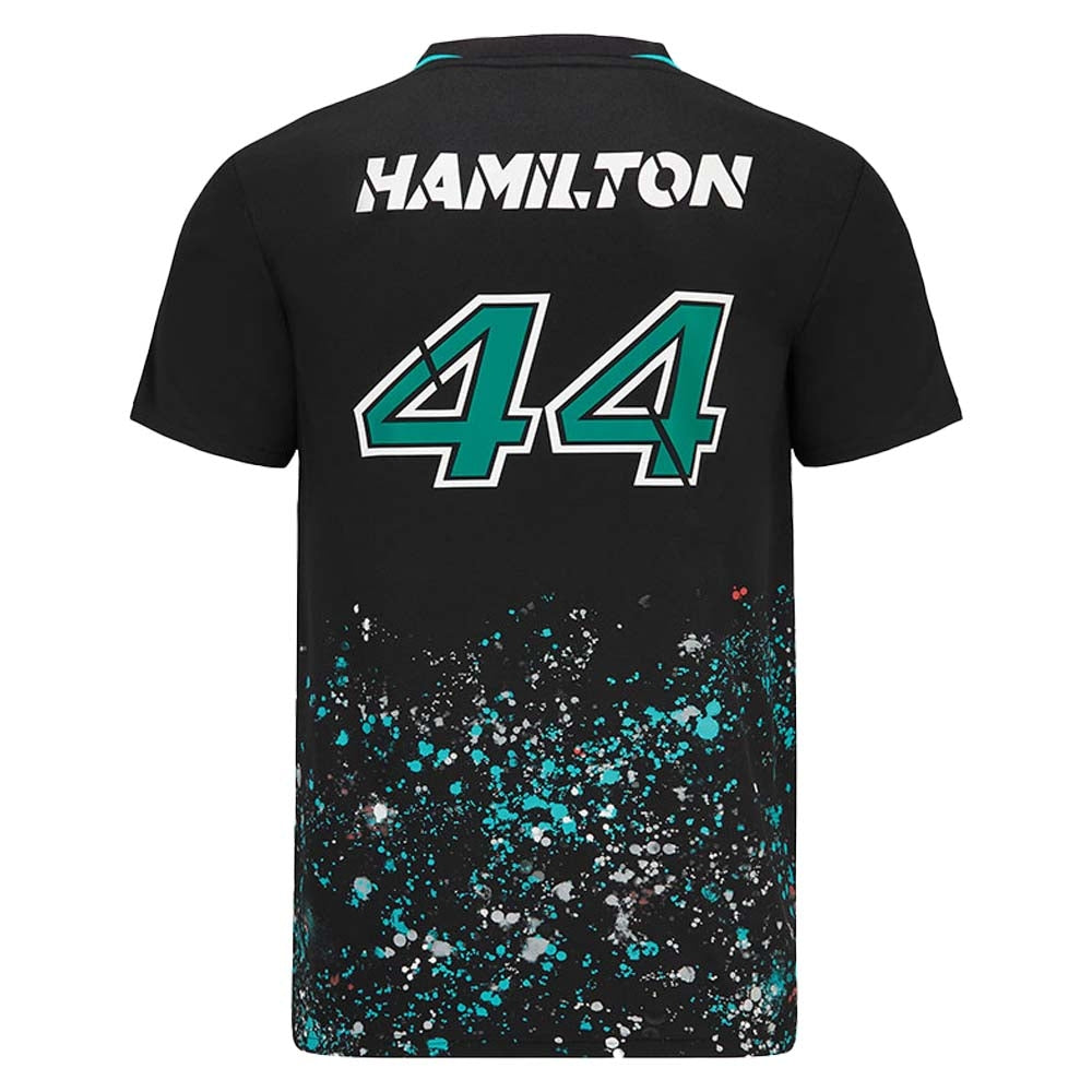 2022 Mercedes Lewis Hamilton #44 Sports Tee (Black)_1