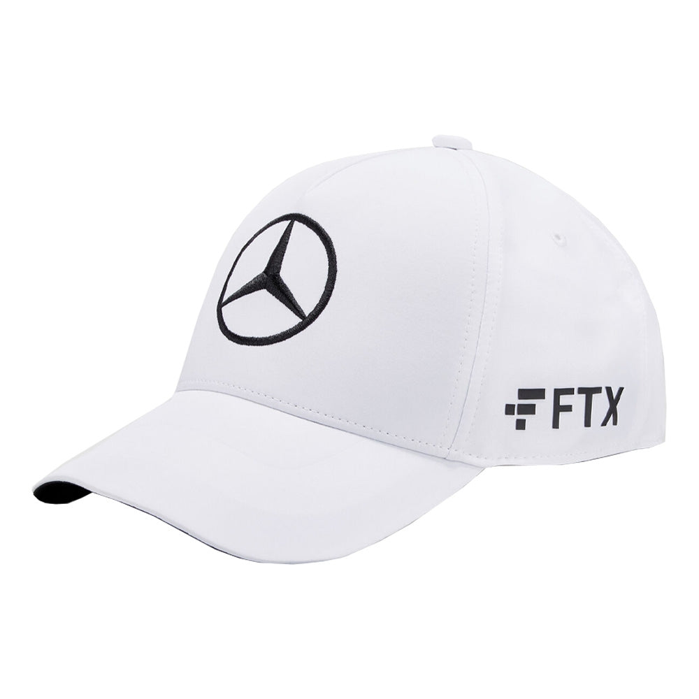 2022 Mercedes George Russell Driver Baseball Cap (White)_0