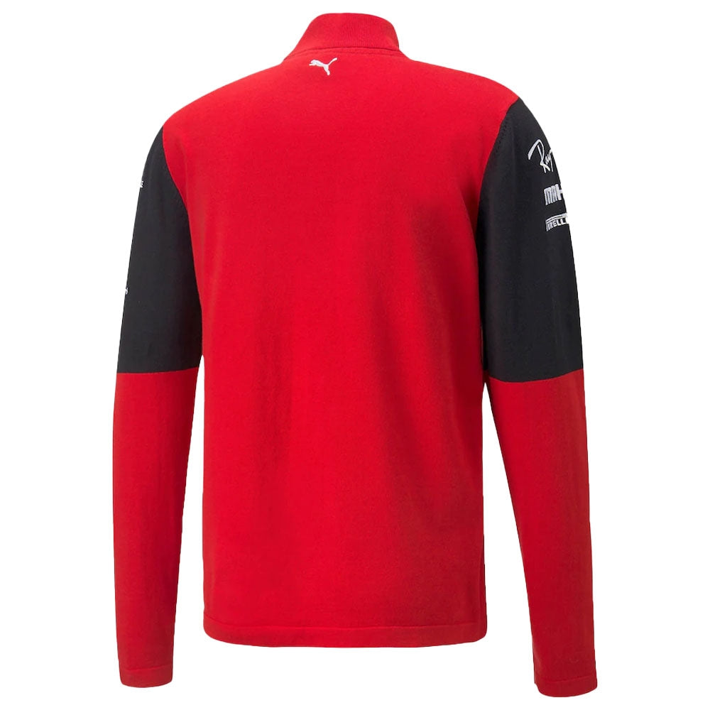 2022 Ferrari Team Half Zip Jumper (Red)_1