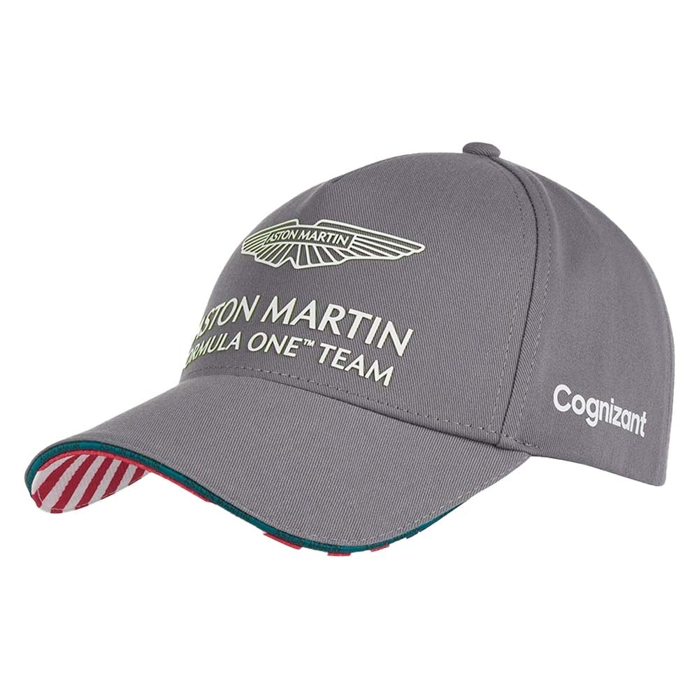 2022 Aston Martin Official Team Limited Edition Cap-USA (Grey)_0